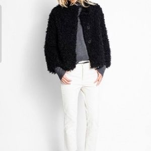 Zadig & Voltaire faux fur coat